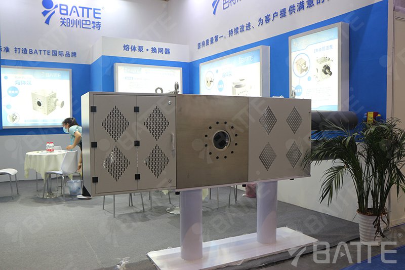 板材擠出用液壓換網器